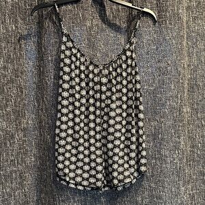 H&M Monochrome Daisy Print Camisole